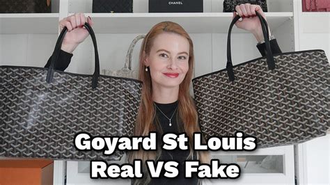 how to spot a fake goyard st louis bag|genuine goyard bag.